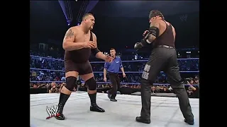 The Undertaker Vs. Brock Lesnar & Big Show 10/23/2003 (1/2)