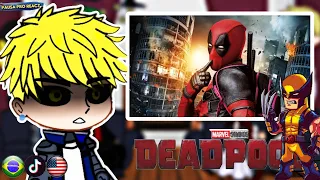 S class react to Deadpool as New hero | One Punch Man | gacha life club