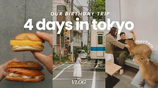 4-day tokyo itinerary | capybara cafe, coffee shop, foods, art aquarium, finding quiet neighborhood