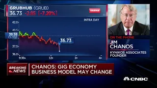 Jim Chanos says shorting Grubhub is one of his 'favorite positions'