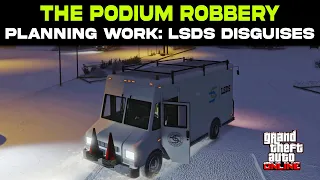 GTA 5 Online: THE PODIUM ROBBERY - Planning Work: LSDS Disguises Guide | Salvage Yard