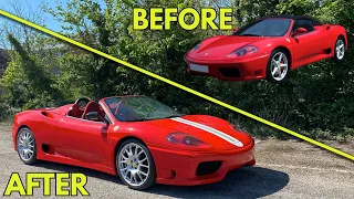 Building a Ferrari 360 CS Spider In 10 Mins