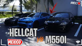 TUNED HELLCAT VS TUNED M550I! (SUPRISING RESULTS!)