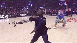 Cop Shows Off Hilarious Moves At Los Angeles Clippers Game