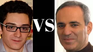 Fabiano Caruana vs Garry Kasparov : Notable game: Ultimate Blitz Challenge (2016)  ·  Sicilian