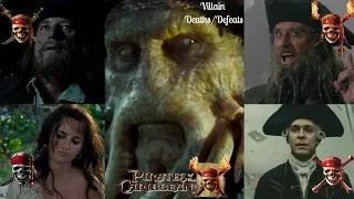 Pirates of the Caribbean all villain deaths/defeats (1-4)