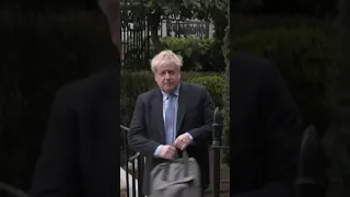 Former Prime Minster Boris Johnson has left his house to travel to the partygate committee hearing