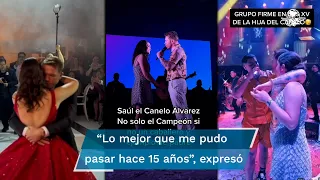 Canelo Álvarez celebra los XV años de su hija a lo grande; Grupo Firme animó la fiesta