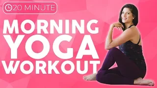 20 minute Morning Yoga Workout 🔥 Full Body Strength & Stretch