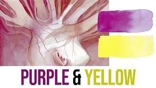 Painting with just PURPLE and YELLOW - Limited Palettes #3