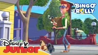 Bingo y Rolly: Momentos Mágicos - ¡Bob no puede ver! | Disney Junior Oficial