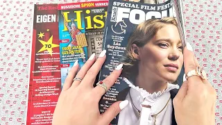 ASMR Natural Page Turning Through 3 Magazines • No Talking