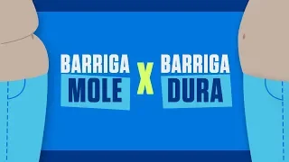 Qual é a DIFERENÇA e como QUEIMAR a barriga mole e a barriga dura! Como queimar Gordura Visceral?