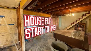 Complete House Renovation Timelapse from Start to Finish | Before and After