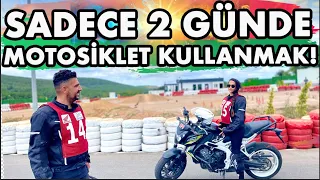 Eşim 2 Günde Motosiklet Kullanmayı Öğrenebildi Mi?!