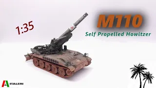 M110 Self Propelled Howitzer "Dirty Dozen" - 1/35 - Italeri -  South Vietnam 1968 - Artillery