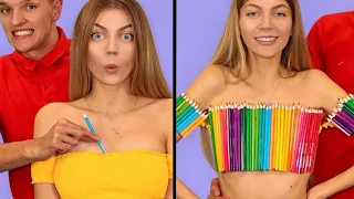 Back to School Fashion Hacks! DIY School Hacks & DIY School Supplies by Mariana ZD