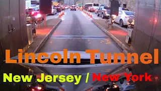 Driving downtown - Lincoln Tunnel - New Jersey - New York - USA