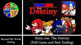 Sonic.exe: The Destiny: (Full Gameplay and Best Ending) "Beyond The World Ending"