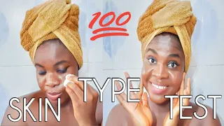 2 simple ways to know your skin type| Oily, dry, sensitive, combination and normal skins
