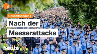 heute 19:00 Uhr vom 07.06.2024 Gedenkminute in Mannheim; Militärhilfe Ukraine; Häusliche Gewalt