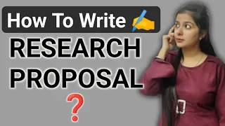 How To Write Research Proposal For Phd