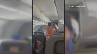 Passenger attacks flight attendant on plane