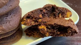 Шоколадне Печиво з Горіхами - дуже простий рецепт до чаю!