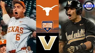 #15 Texas vs #9 Vanderbilt (INCREDIBLY WILD GAME!) | Astros Foundation College Classic 2024