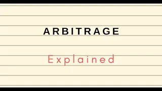 CFA Level 1 Arbitrage explained (Forward, Futures, Financial Derivatives)