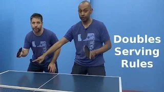 Doubles Serving Rules | Table Tennis | PingSkills