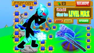 MEGA ICE GRIFFON GIANT SWORD ARMY MAX LEVEL UPGRADE x9999 | Stick War Legacy Mod