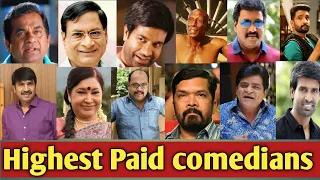 South indian Highest paid comedians in film industry