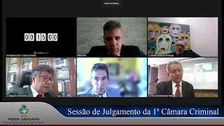 TJGO - 1ª Câmara Criminal - Sessão de Julgamentos transmitida AO VIVO em 21/07/2022 às 09h