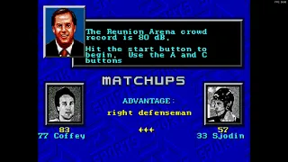 NHL '94 "Game of the Night" Redwings @ Stars "1992 Norris Division Semi Finals" game 4 "Big Brawl"