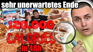 DIESE 120.000 KALORIEN in 48h  CHALLENGE hat uns ALLE ÜBERRASCHT 🤯🤔 I The Franklin Reaktion