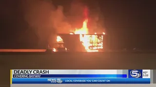 Truck involved in fatal Bayway crash was USPS truck; all mail on board destroyed