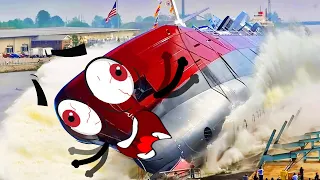 Monster Doodle Crashed Ship | Extreme Dangerous Ship Launch Gone Bad | Woa Doodles Funny Videos