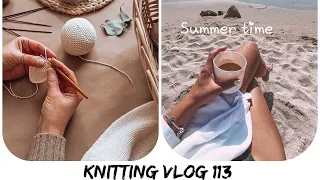 Knitting Vlog 113 / Новые процессы / Вязание на даче