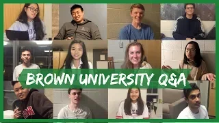 BROWN UNIVERSITY Q&A + college app tips!