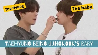 Taehyung being Jungkook's baby for 5min straight [Taekook]