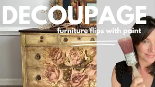 Sepia Roses Dresser (My Favorite Flip Of 2024!)