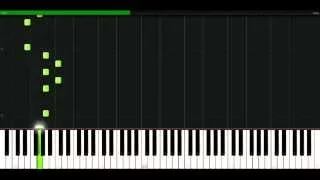 Kraftwerk - Modell [Piano Tutorial] Synthesia | passkeypiano