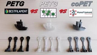 ТЕСТ PETG. Bestfilament, Syn Tech, MonoFilament. 3D-ПЕЧАТЬ