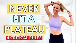 How To AVOID A Weight Loss Plateau [4 Critical Rules Nobody Follows]