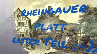 rheingauer platt teil 1 by PETER HACKEL hessisch german old dialect slang learning language