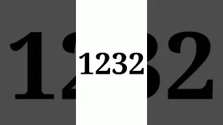 One Thousand Two Hundred Thirty Two | Comment What is Special For You With This Number! #shorts