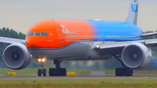 30 BIG PLANES Taking Off From Amsterdam Schiphol Airport | A340, B747, A330Neo