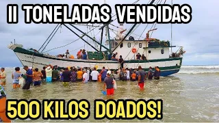 ✅️"O BARCO CONTINUA ENCALHADO ENTÃO O JEITO FOI VENDER A CARGA E  DOAR O RESTANTE PARA O POVO"✅️