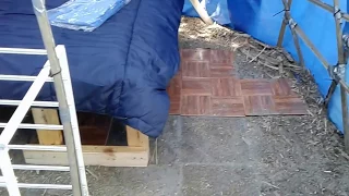 Urban Bushcraft Survival Shelter Bug Out Yurt Floor (V546) Primitive Technology Stealth Camping